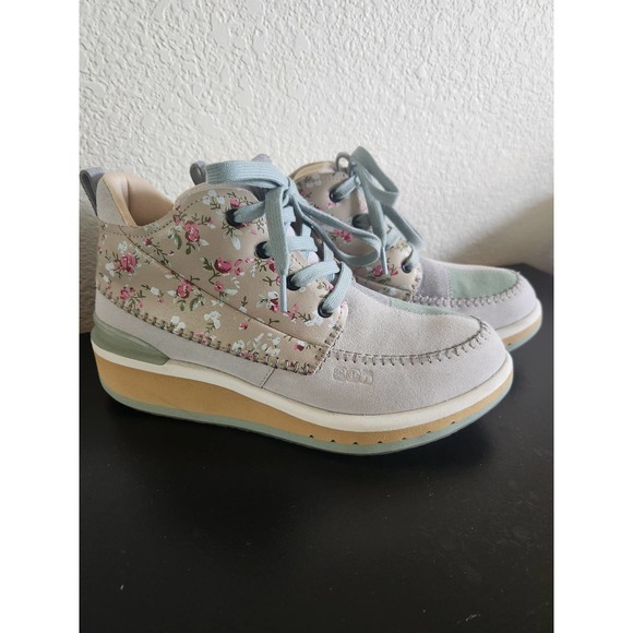 Decker X Labs Ko-Z Chukka Wedge Shoes WOMENS Size 10 - Picture 1 of 8